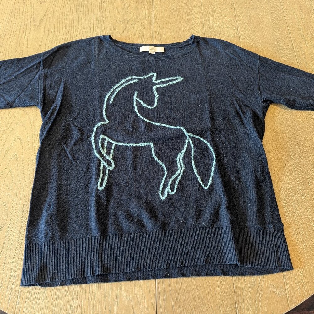 LOFT Unicorn Sweater